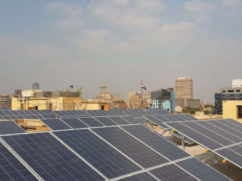 140 kWp PV-system with Luxor Solar modules in Kairo, Egypt
