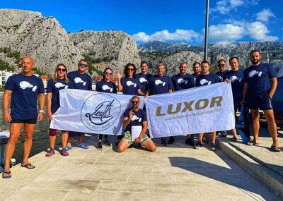 LUXOR Solar supports the diving club from Blace, Croatia in cleaning the seabed in Omis, Croatia...