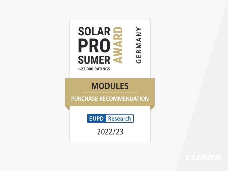 EUPD SolarProsumerAward© 2023 Germany